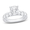 Thumbnail Image 0 of Diamond Engagement Ring 3-3/8 ct tw Cushion 14K White Gold