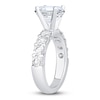 Thumbnail Image 1 of Diamond Engagement Ring 3-3/8 ct tw Cushion 14K White Gold