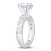 Thumbnail Image 2 of Diamond Engagement Ring 3-3/8 ct tw Cushion 14K White Gold