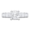 Thumbnail Image 2 of Diamond Engagement Ring 3-3/8 ct tw Cushion 14K White Gold