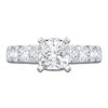 Thumbnail Image 3 of Diamond Engagement Ring 3-3/8 ct tw Cushion 14K White Gold