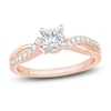 Thumbnail Image 1 of Diamond Engagement Ring 5/8 ct tw Princess 14K Rose Gold