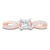 Thumbnail Image 3 of Diamond Engagement Ring 5/8 ct tw Princess 14K Rose Gold