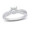 Thumbnail Image 1 of Diamond Engagement Ring 5/8 ct tw Princess 14K White Gold