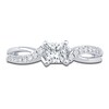 Thumbnail Image 3 of Diamond Engagement Ring 5/8 ct tw Princess 14K White Gold