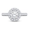 Thumbnail Image 3 of Diamond Engagement Ring 1-3/8 ct tw Round 14K White Gold