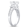 Thumbnail Image 2 of Diamond Engagement Ring 2-1/4 ct tw Princess/Round 14K White Gold