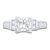 Thumbnail Image 3 of Diamond Engagement Ring 2-1/4 ct tw Princess/Round 14K White Gold