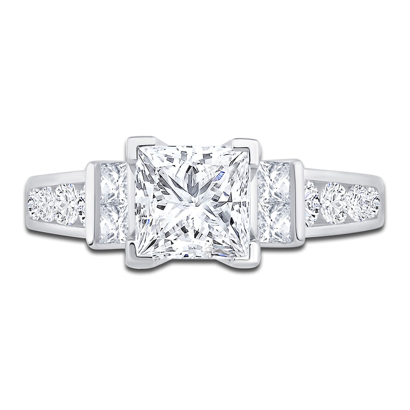 1 Ct. Diamond Luxe Perfect Fit Diamond Engagement Ring (1/4 Ct. tw.) - 18K White Gold
