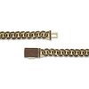 Thumbnail Image 2 of Men's Brown Diamond Curb Chain Necklace 3 ct tw 10K Yellow Gold 20"