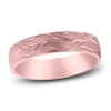 Thumbnail Image 1 of Men's Scroll Wedding Band 14K Rose Gold 7mm