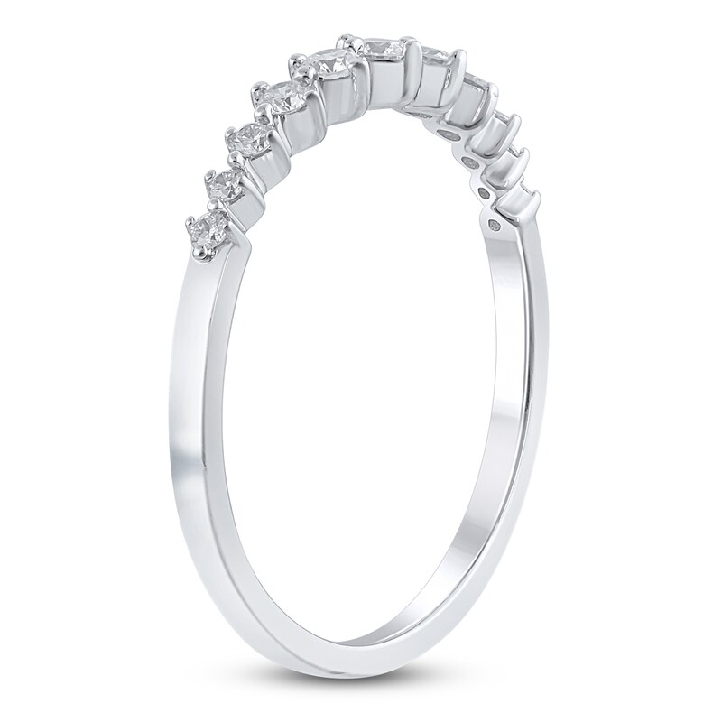 Main Image 2 of Diamond Stackable Fashion Ring 1/4 ct tw 10K White Gold