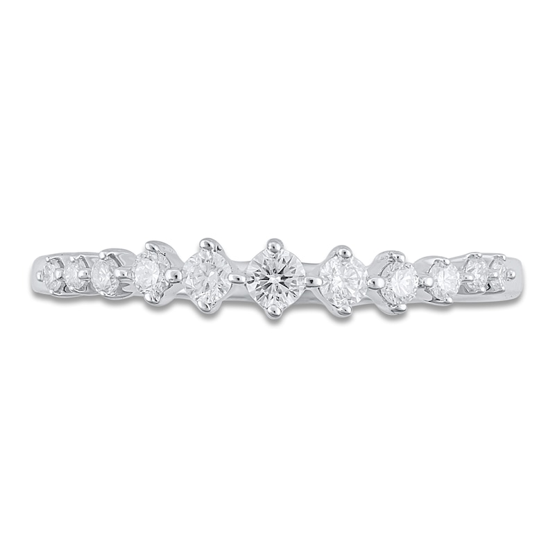 Main Image 3 of Diamond Stackable Fashion Ring 1/4 ct tw 10K White Gold