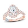 Thumbnail Image 1 of Pnina Tornai Pear, Marquise & Round-Cut Diamond Engagement Ring 1-3/8 ct tw 14K Rose Gold
