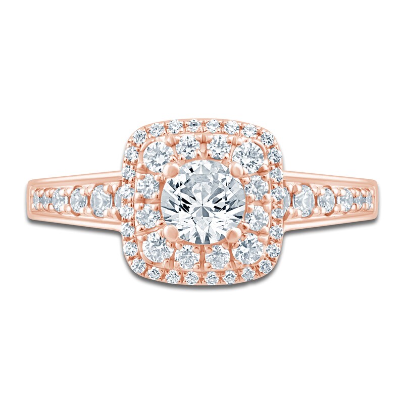 Main Image 3 of Pnina Tornai Round Diamond Engagement Ring 1-1/4 ct tw 14K Rose Gold