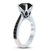 Thumbnail Image 1 of Pnina Tornai Black Diamond Engagement Ring 3-3/8 ct tw 14K White Gold