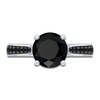 Thumbnail Image 3 of Pnina Tornai Black Diamond Engagement Ring 3-3/8 ct tw 14K White Gold