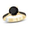 Thumbnail Image 1 of Pnina Tornai Black Diamond Engagement Ring 3-3/8 ct tw 14K Yellow Gold