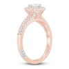 Thumbnail Image 2 of Pnina Tornai Oval & Round-Cut Diamond Engagement Ring 1-1/8 ct tw 14K Rose Gold