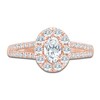 Thumbnail Image 3 of Pnina Tornai Oval & Round-Cut Diamond Engagement Ring 1-1/8 ct tw 14K Rose Gold