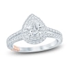 Thumbnail Image 1 of Pnina Tornai Pear, Round & Marquise-Cut Diamond Engagement Ring 1-1/4 ct tw 14K White Gold
