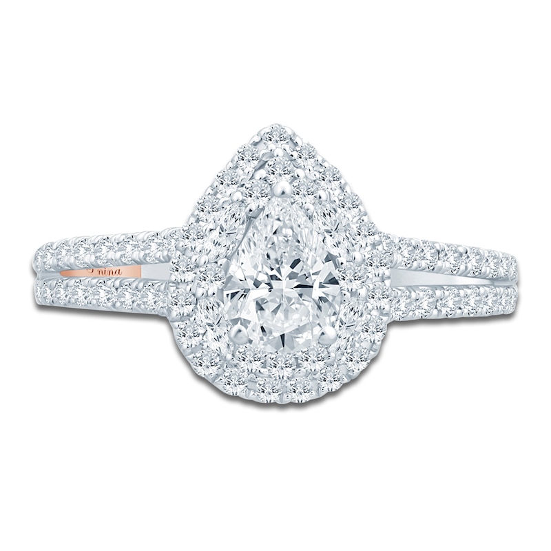 Main Image 3 of Pnina Tornai Pear, Round & Marquise-Cut Diamond Engagement Ring 1-1/4 ct tw 14K White Gold