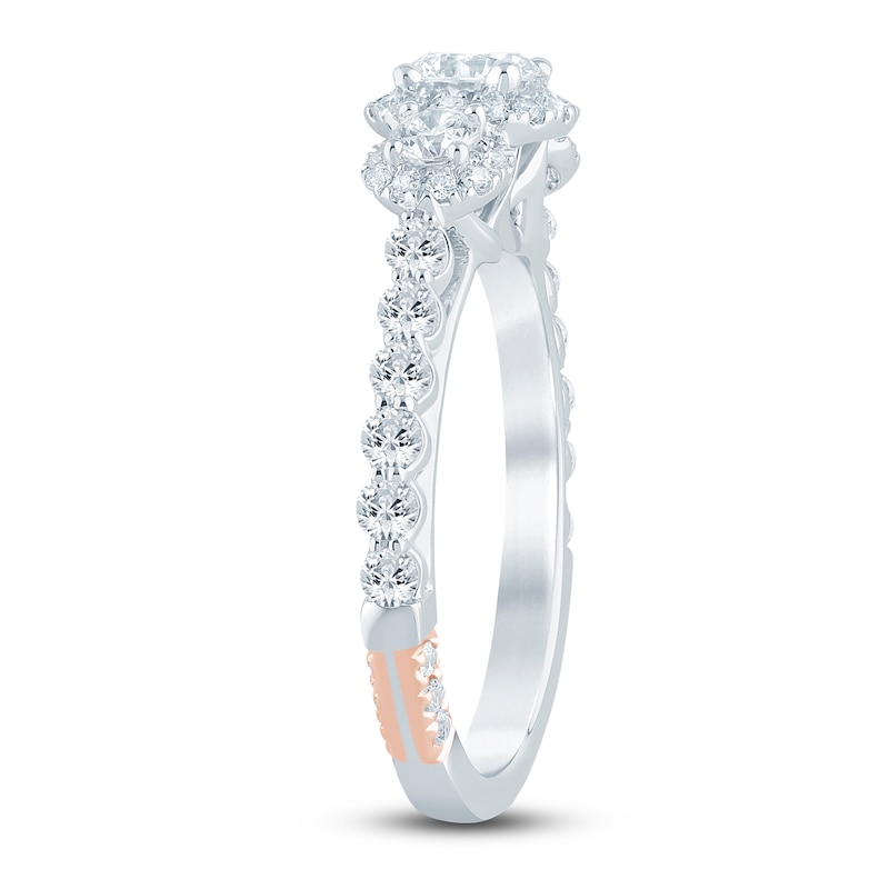 Main Image 2 of Pnina Tornai Diamond 3-Stone Engagement Ring 1-1/5 ct tw 14K White Gold