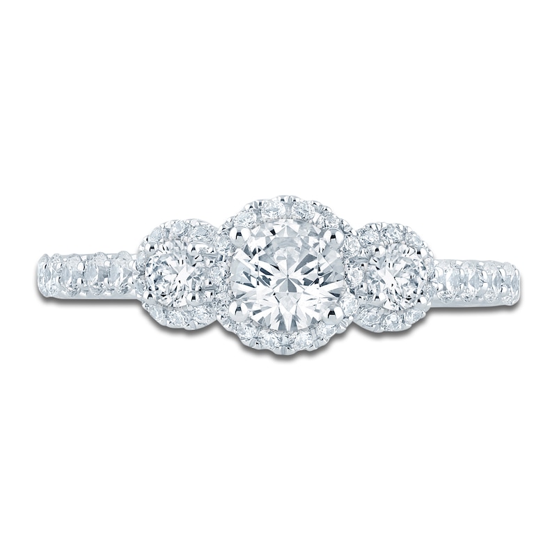 Main Image 3 of Pnina Tornai Diamond 3-Stone Engagement Ring 1-1/5 ct tw 14K White Gold