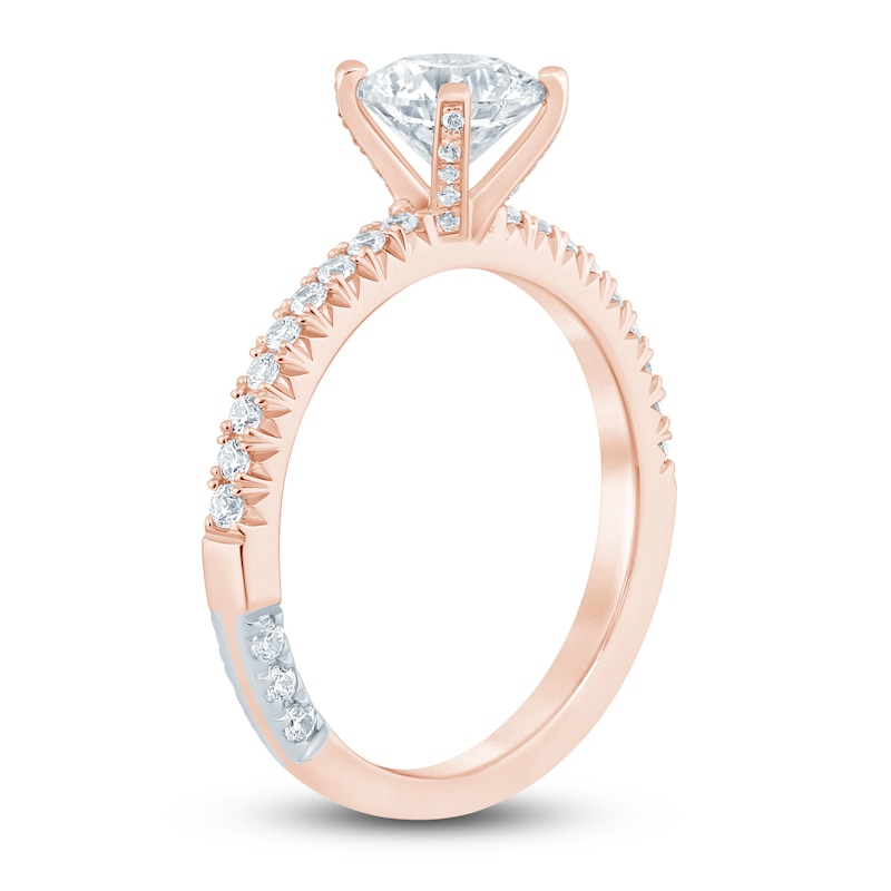 Main Image 2 of Pnina Tornai Round Diamond Engagement Ring 1-1/4 ct tw 14K Rose Gold