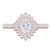 Thumbnail Image 3 of Pnina Tornai Oval, Baguette & Round-Cut Diamond Engagement Ring 1-1/4 ct tw 14K Rose Gold