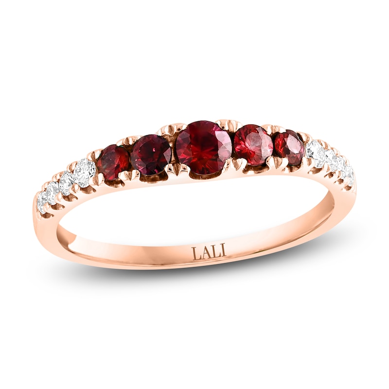 14k White Gold Ruby & 1/6 CTW Diamond Anniversary Ring 14k White Gold Ruby & 1/6 CTW Diamond Anniversary Ring
