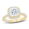 Thumbnail Image 1 of Pnina Tornai Lab-Grown Cushion-Cut Diamond Engagement Ring 2-1/2 ct tw 14K Yellow Gold