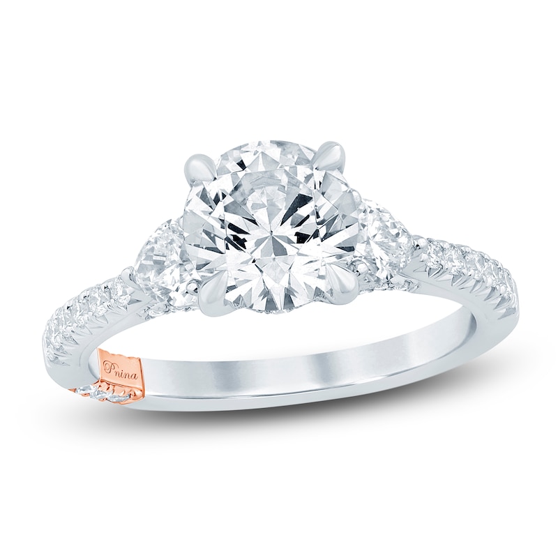 Main Image 1 of Pnina Tornai Lab-Grown Round-Cut Diamond Engagement Ring 2-1/4 ct tw 14K White Gold