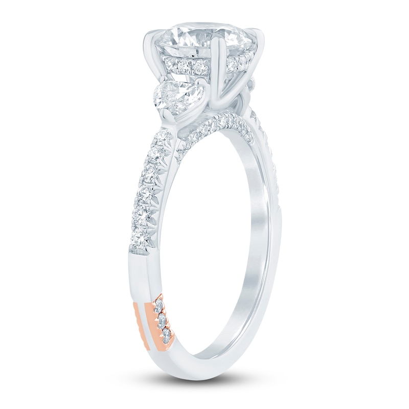 Main Image 2 of Pnina Tornai Lab-Grown Round-Cut Diamond Engagement Ring 2-1/4 ct tw 14K White Gold