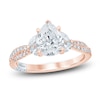 Thumbnail Image 0 of Pnina Tornai Lab-Created Pear-Shaped Diamond Engagement Ring 2 ct tw 14K Rose Gold