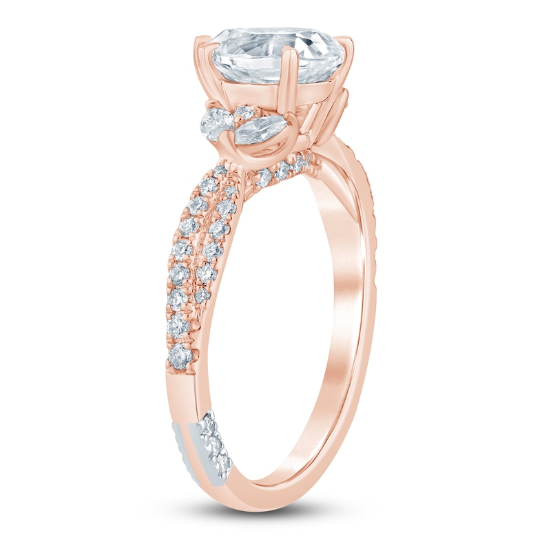 Main Image 2 of Pnina Tornai Lab-Grown Pear-Shaped Diamond Engagement Ring 2 ct tw 14K Rose Gold
