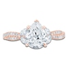 Thumbnail Image 2 of Pnina Tornai Lab-Created Pear-Shaped Diamond Engagement Ring 2 ct tw 14K Rose Gold