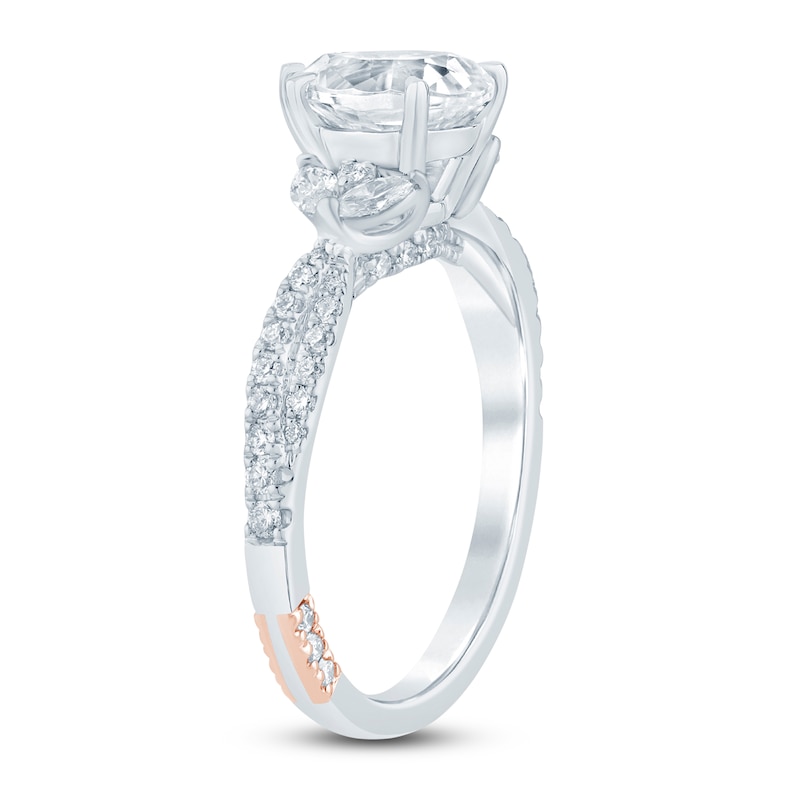 Pnina Tornai Lab-Created Pear-Shaped Diamond Engagement Ring 2 ct tw 14K White Gold