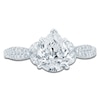 Thumbnail Image 2 of Pnina Tornai Lab-Created Pear-Shaped Diamond Engagement Ring 2 ct tw 14K White Gold