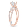Thumbnail Image 2 of Pnina Tornai Lab-Grown Oval-Cut  Diamond Engagement Ring 2-1/4 ct tw 14K Rose Gold