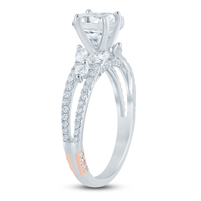 Main Image 2 of Pnina Tornai Lab-Grown Oval-Cut  Diamond Engagement Ring 2-1/4 ct tw 14K White Gold