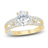 Thumbnail Image 0 of Pnina Tornai Lab-Created Oval-Cut Diamond Engagement Ring 2-1/4 ct tw 14K Yellow Gold