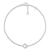 Thumbnail Image 1 of Diamond Initial G Bracelet 1/15 ct tw 10K White Gold 7.5"