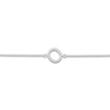 Thumbnail Image 2 of Diamond Initial O Bracelet 1/15 ct tw 10K White Gold 7.5"