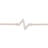 Thumbnail Image 2 of Diamond Initial Z Bracelet 1/15 ct tw 10K Rose Gold 7.5"