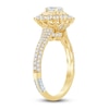 Thumbnail Image 2 of Pnina Tornai Oval-Cut Diamond Starburst Halo Engagement Ring 1-1/2 ct tw 14K Yellow Gold