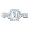 Thumbnail Image 3 of Pnina Tornai Emerald-Cut Diamond Halo Engagement Ring 1 ct tw 14K White Gold