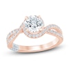 Thumbnail Image 1 of Pnina Tornai Round-Cut Lab-Grown Diamond Engagement Ring 1-1/2 ct tw 14K Rose Gold