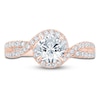 Thumbnail Image 3 of Pnina Tornai Round-Cut Lab-Grown Diamond Engagement Ring 1-1/2 ct tw 14K Rose Gold