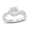 Thumbnail Image 1 of Pnina Tornai Round-Cut Lab-Grown Diamond Engagement Ring 1-1/2 ct tw 14K White Gold